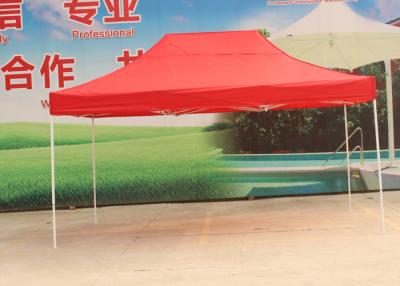 China Red Steel Frame Advertising Canopy Tents 3x4.5m With 500D Oxford Fabric for sale