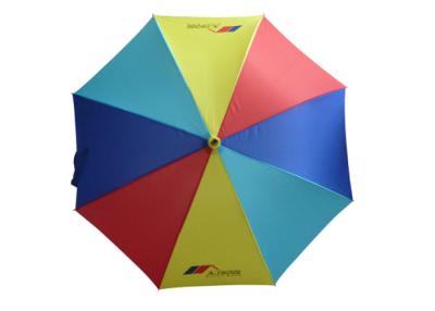 China 23 Inch 27 Inch 8 Ribs Rainbow Golf Umbrella For Advertising Promotion for sale