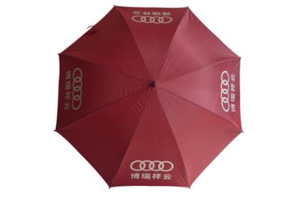 China Custom Logo Printing Compact Golf Umbrella , Lightweight Golf Umbrella For Shop for sale