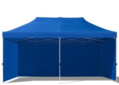 China Digital Print 3m X 6m Pop Up Gazebo With Sides , Hexagon Waterproof for sale