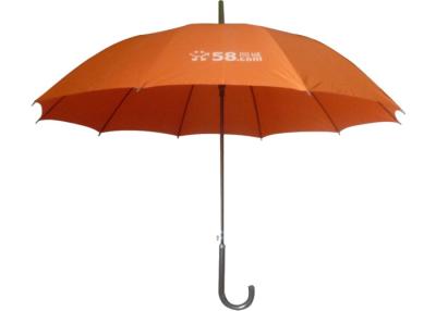 China Steel Frame Business Logo Umbrellas , Windproof Golf Umbrella Uv Protection for sale