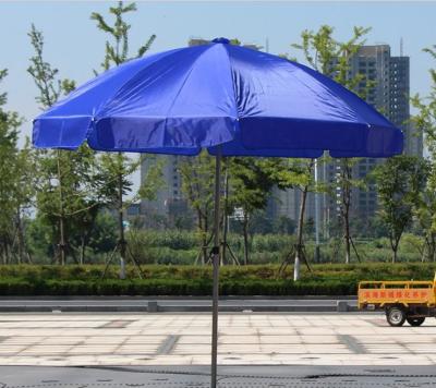 China Promotion Advertising 190T Polyester Parasol Sun Beach Umbrella for sale