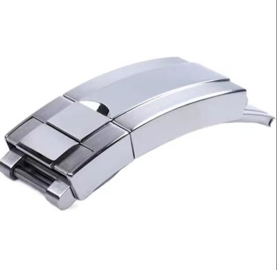 China Fashionable 9x9mm 904L precision alloy steel combination folding slider buckle buckle For Rolexables watch strap for sale