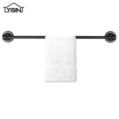 China Traditional Black Bathroom Towel Rack Accessory Holder For Bathroom Sale Customized Aluminum for sale