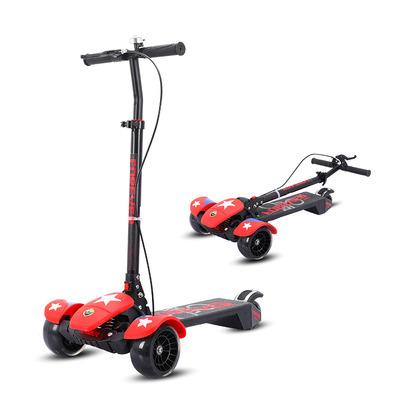 China RIDE ON TOY Widened Big Wheel With Hand Brake 3 Roller Skateboard Car Manufacturer Direct Selling Price Is Beautiful for sale