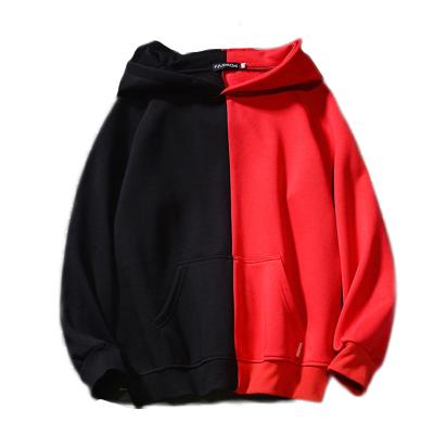 China Custom Color-block Design OEM Anti-pilling Fleece Man Long Sleeve Plus Size Pullover Men's Hoodies and Sweatshirts for sale