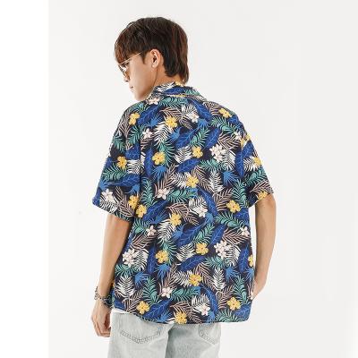 China Cheap custom made hawaiian beach fashion summer anti-pilling anti-pilling new style plus size shirts for men for sale