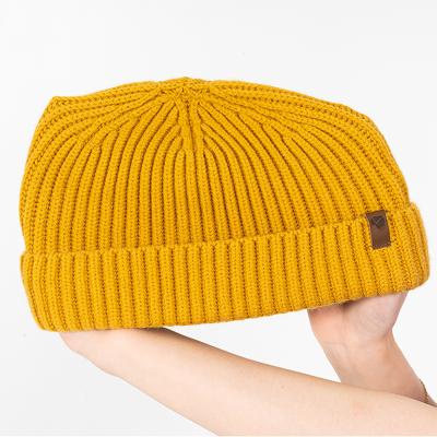 China JOINT JOINT logo wool embroidery merino skullies knitting scully winter hats hats winter hats for sale