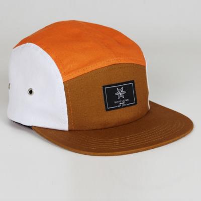 China NEW COMMON High Quality Fashion 5 Panel Custom Camp Hats Wholesale for sale