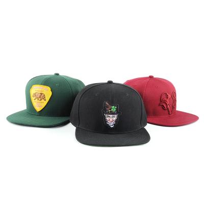 China JOINT JOINT Patch Logo Gold Label Embroidered Sports Caps Snapback Hats Custom for sale