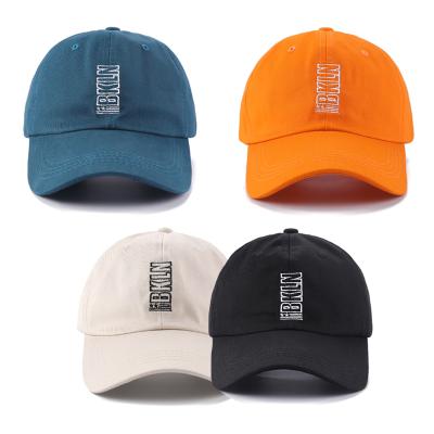 China New Design Cotton Dad Hat COMMON UNstructured Baseball Cap Custom Logo for sale