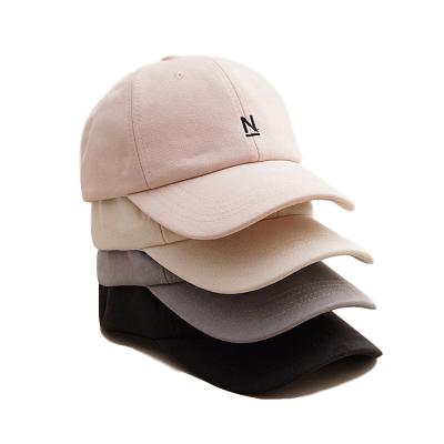 China COMMON COMMON Promotional Blank Baseball Cap, Simple Adjustable Suede Gorras Hats for sale