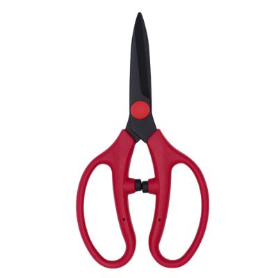 China Anti-Slip Garden Hydroponic Scissors Stainless Steel Cutter Blade Handle Pruner Small Trimming Shears for sale