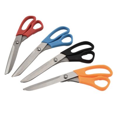 China Embroidery Seamstress Sewing Stainless Steel Shears Tailoring Colorful Fabric Sewing Tailor Scissors for sale