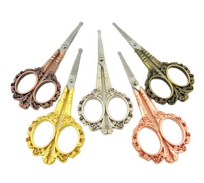 China Plum Blossom Cutter Stainless Steel Household Residue Stitch Embroidery Thread Sewing Scissors for sale