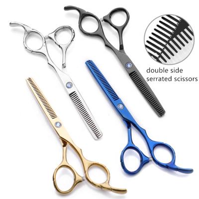 China New Style Hair Shear Thinning Scissors Backing Hair Cutting Professional Barber Scissors Shears for sale