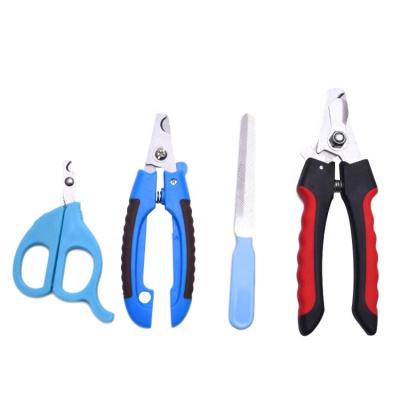 China Hot Selling Viable Stainless Steel Cat Dog Nail Clipper Cutter Pet Grooming Scissors With Lock Clippers Claw Nail Scissors for sale