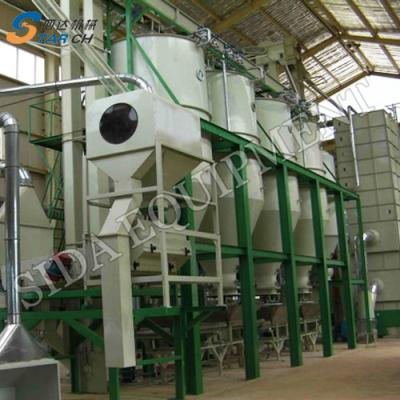 China Complete 10t/d paddy rice production scalding rice machine scalded rice machine for sale