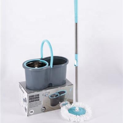 China 360 degree spin magic microfiber mop bucket set wholesale microfiber mop for sale