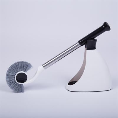 China Cheap high quality stainless steel handle unique toilet brush for sale