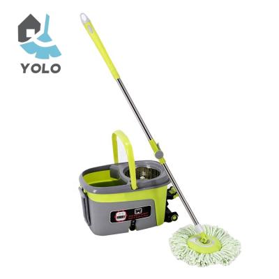 China Easy operate magic floor mop 360 degree spinning rotating padel spin mop for sale