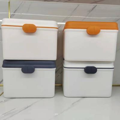 China Home Using Travel Portable Family Medicine Box Healthcare Storage Container for Home Medicine First Aid kit Box for sale