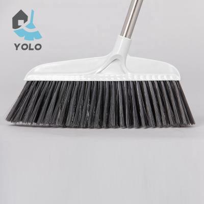 China Home Using Wood Floor Brooms Comfort Angle Broom for Flat Floor Surfaces for sale