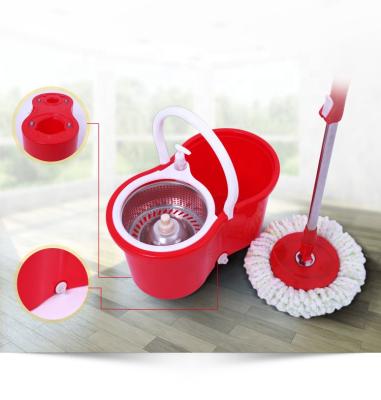 China Hot Selling Stainless Steel 360 Spinning Mop with Strong Bucket for sale