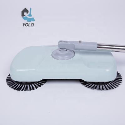 China Household portable automatic hand operated spin broom sweeper for sale