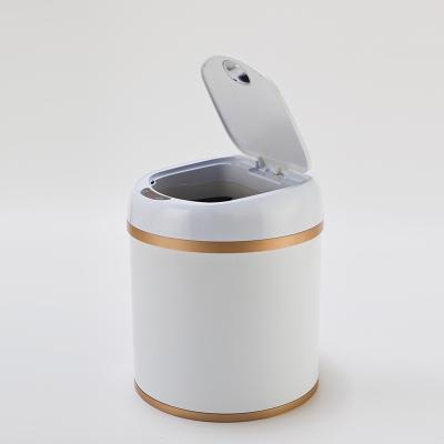 China Waterproof creative bathroom smart sensor trash garbage bins for sale