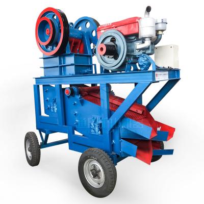 China Construction china diesel engine mobile jaw crusher suppliers on rock crushing for sale