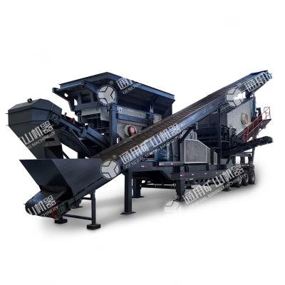 China Mining 20% ​​Discount Factory Price Mini Mobile Stone Crushing Machine/portable rock crusher/stone jaw crusher for sale for sale