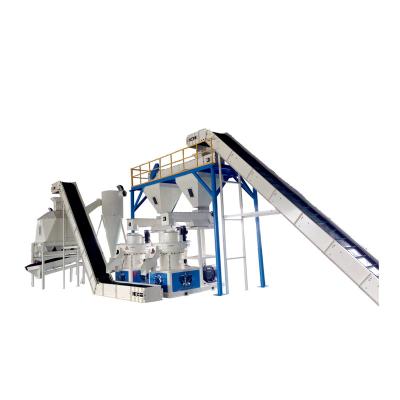 China Make Biomass Pellets Professional Bolida 1-2ton Sugar Cane Bagasse Complete Pellet Maker Line With Competitive Price for sale