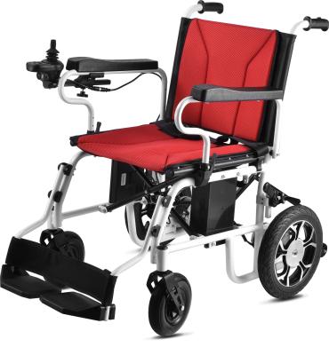 China New WHEELCHAIR manufacturing electric wheelchair power foldable aluminum wheelchair with lithium battery for sale