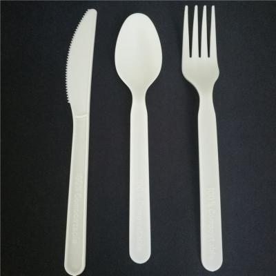 China 7 Inch Disposable PLA 100% Biodegradable Cutlery for sale