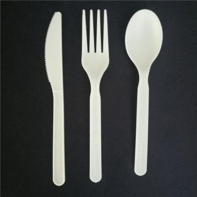 China China Wholesale 100% CPLA Disposable Biodegradable 6 Inch Cutlery for sale