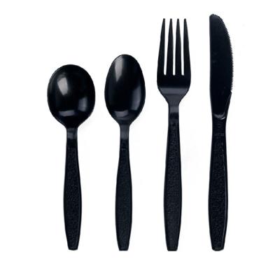 China China Wholesale Disposable Black Biodegradable Disposable Tableware for sale