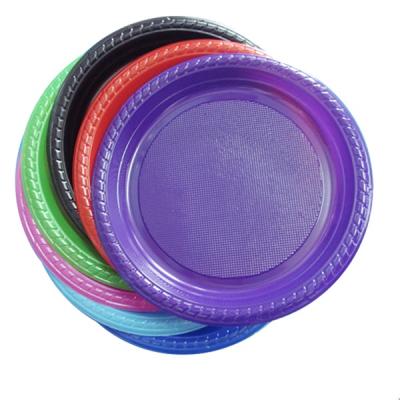 China China Disposable Cheap Colorful Disposable Plastic Dish for sale