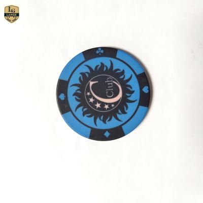 China Water Proof New Design RTS Ceramic Poker Custom Chips Ceramic With Model And Denomination for sale