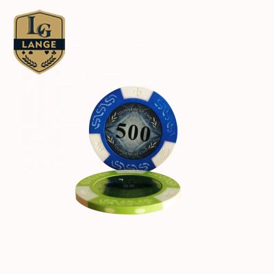 China Compound Chip Chips Number Sticker For Poker Clay Royal Suited Casino Clay for sale