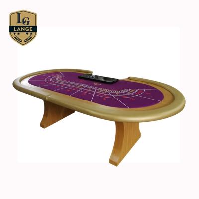 China Family Entertainment High End Quality Marble Racetrack Poker Table For Sale for sale