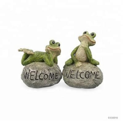 China Garden Decor Resin Frog Garden Decoration 