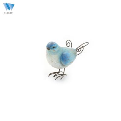 China Europe resin bird miniature figurine for garden for sale