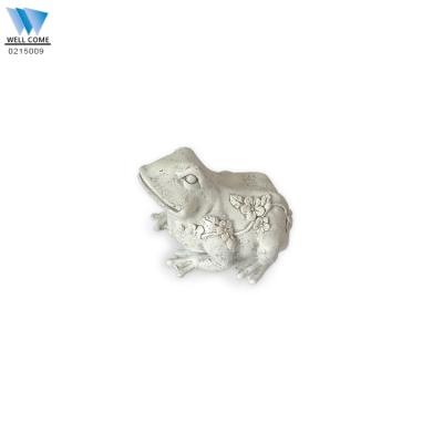 China Europe Ceramic Animals Garden Decoration Jumping White Ceramic Frog for sale