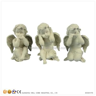 China Europe Angel Statue Religious Icons Hear no evil speak no evil see no evil for sale