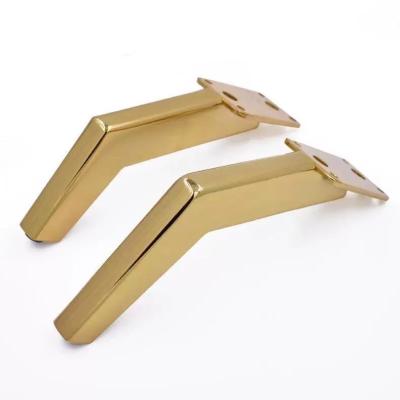 China 130mm Factory Direct Gold Color Metal Sofa Legs Modern 150mm Cabinet Legs for sale