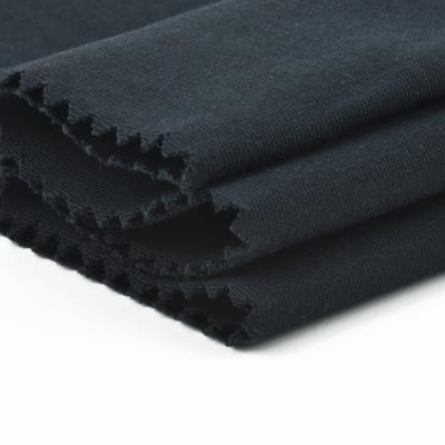 China Organic Thick Nylon Manufactory Waterproof Shirt Cotton Fabric Black for sale