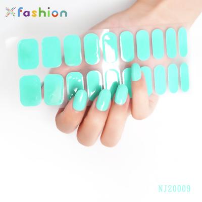 China Factory price eco-friendly private label custom made nail wraps opp bag powerpuff girls private label printing gel nail sticker for sale