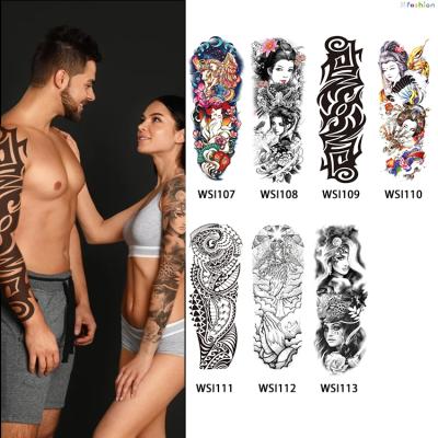 China IFASHION Temporary waterproof temporary custom saintking temporary tattoo sticker for men women for sale