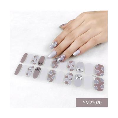 China 2021 Hot Selling High Quality Eco-friendly Easy Apply Nail Art Supplies Design Brand Classic Retro Vintage Polish Crystal Nails Decal Stickers for sale